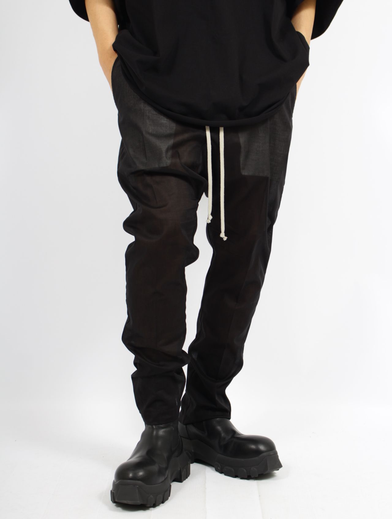RICK OWENS - 【25SS】ドローストリング サルエルパンツ / DRAWSTRING