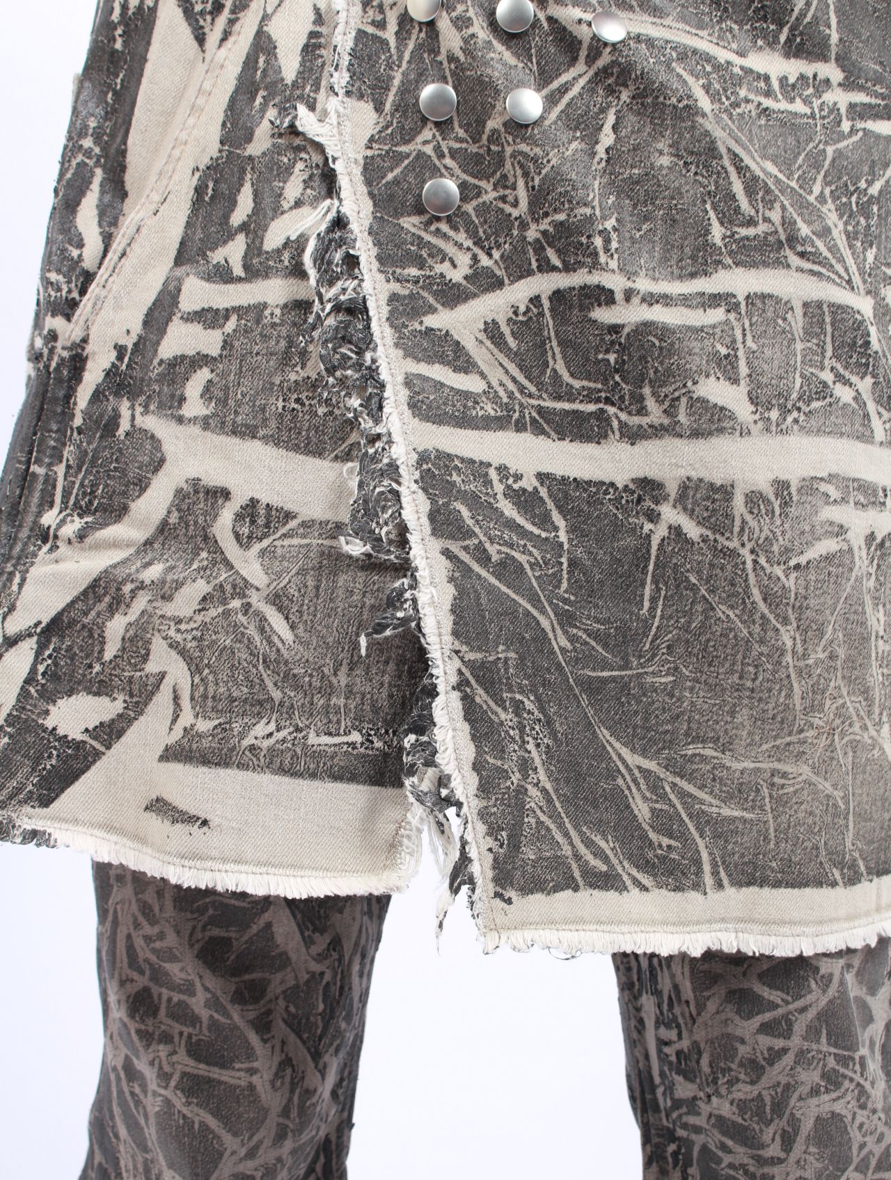 RICK OWENS DRKSHDW - 【25AW】スナップ デニム スカート / SISYSNAP