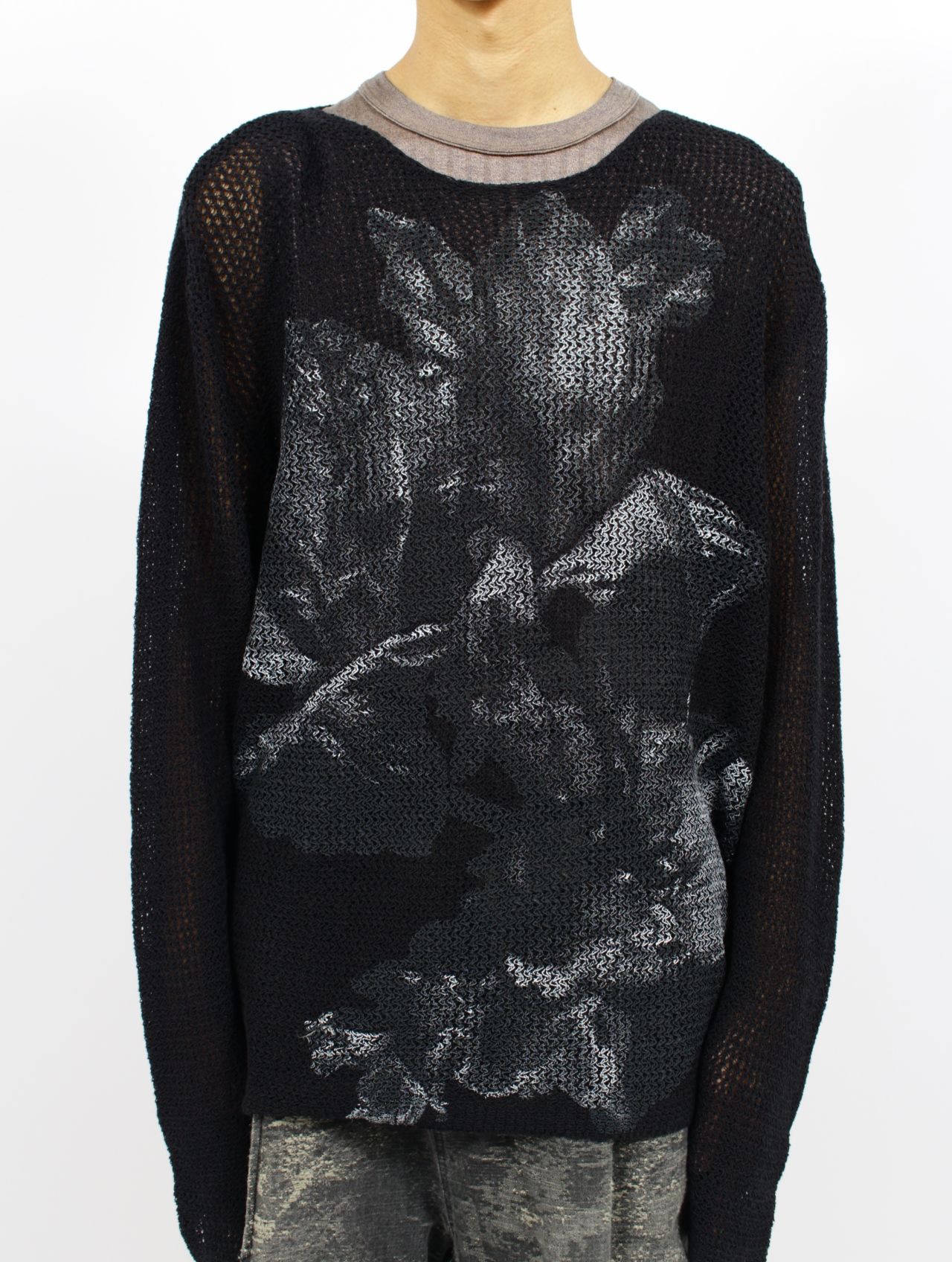 TAAKK - 【25AW】フラワープリント ニット / FLOWER PRINT KNIT