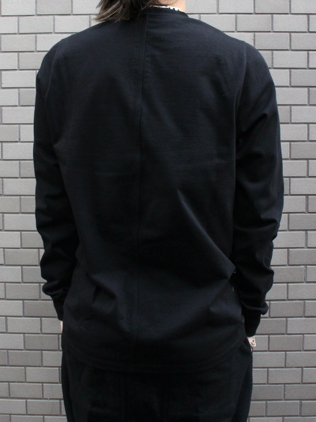 RICK OWENS - 【25AW】リブ クルーネック 長袖スウェット シャツ