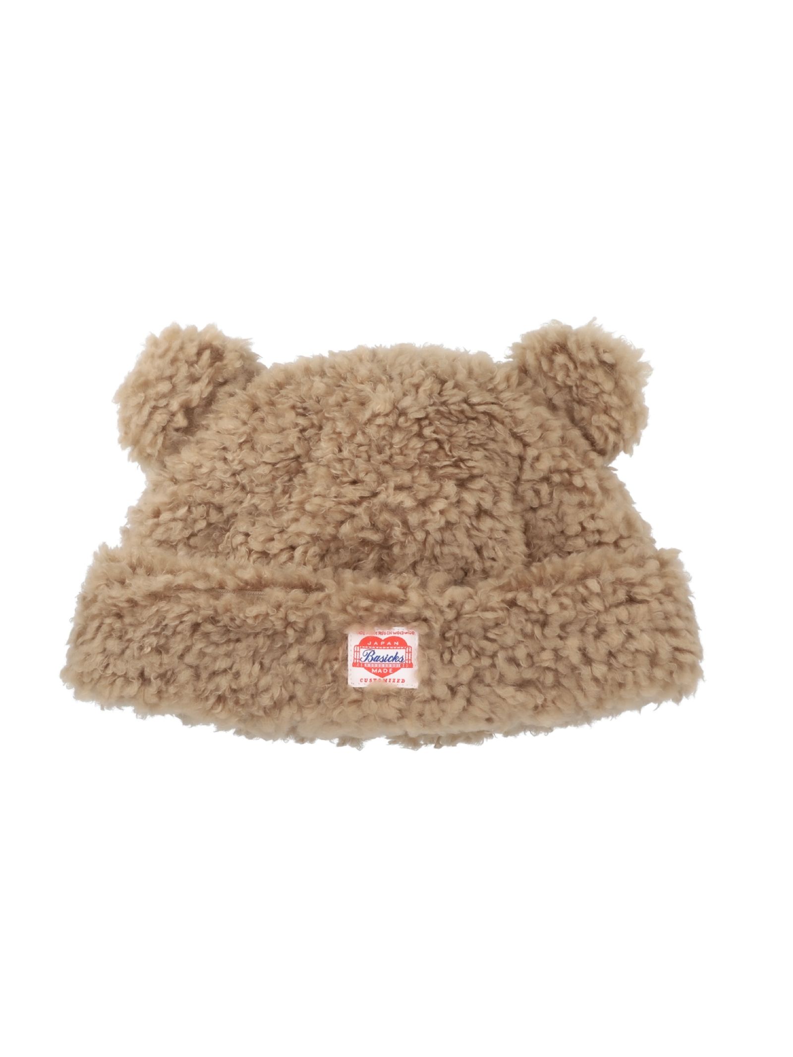 BASICKS - 【26SS】ベアー ビーニー 帽子 / BEAR BEANIE / ブラウン