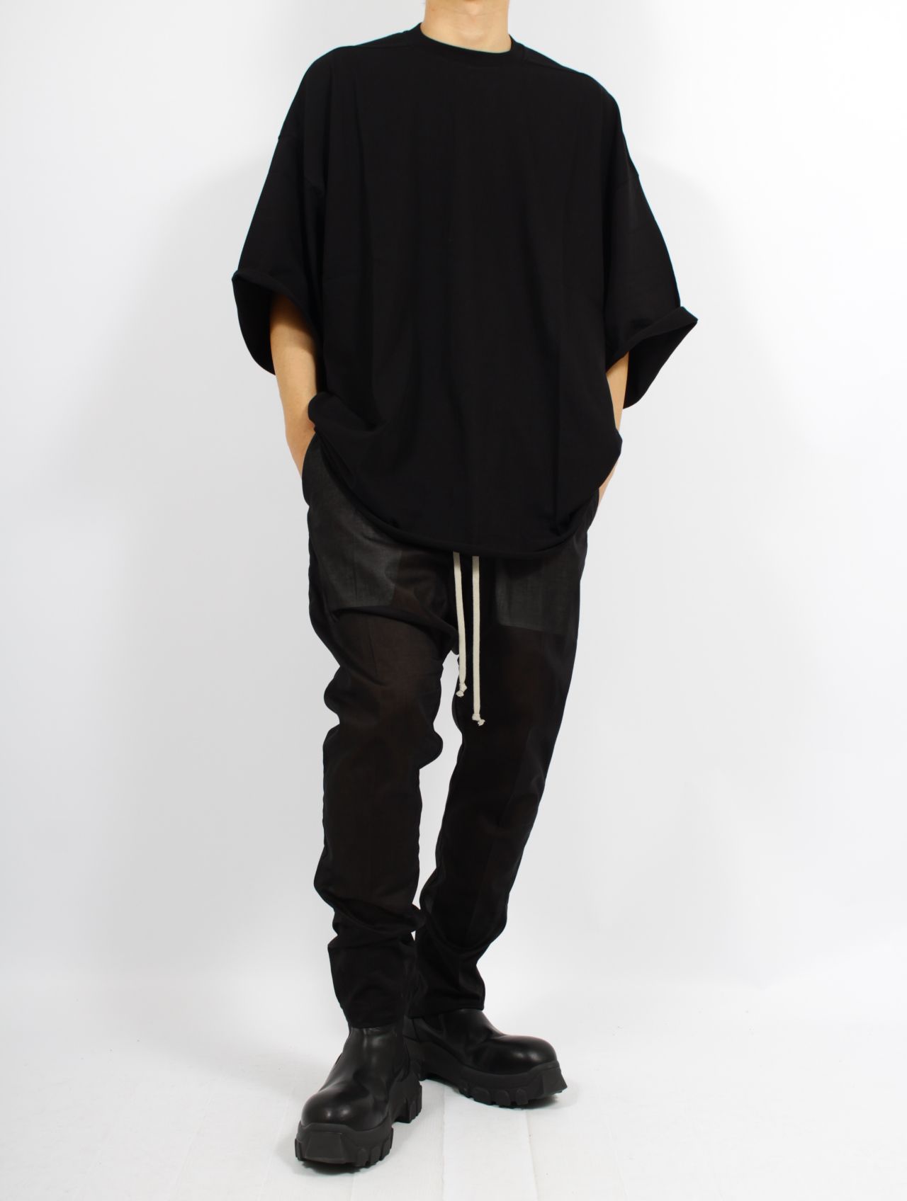 RICK OWENS - 【25SS】ドローストリング サルエルパンツ / DRAWSTRING