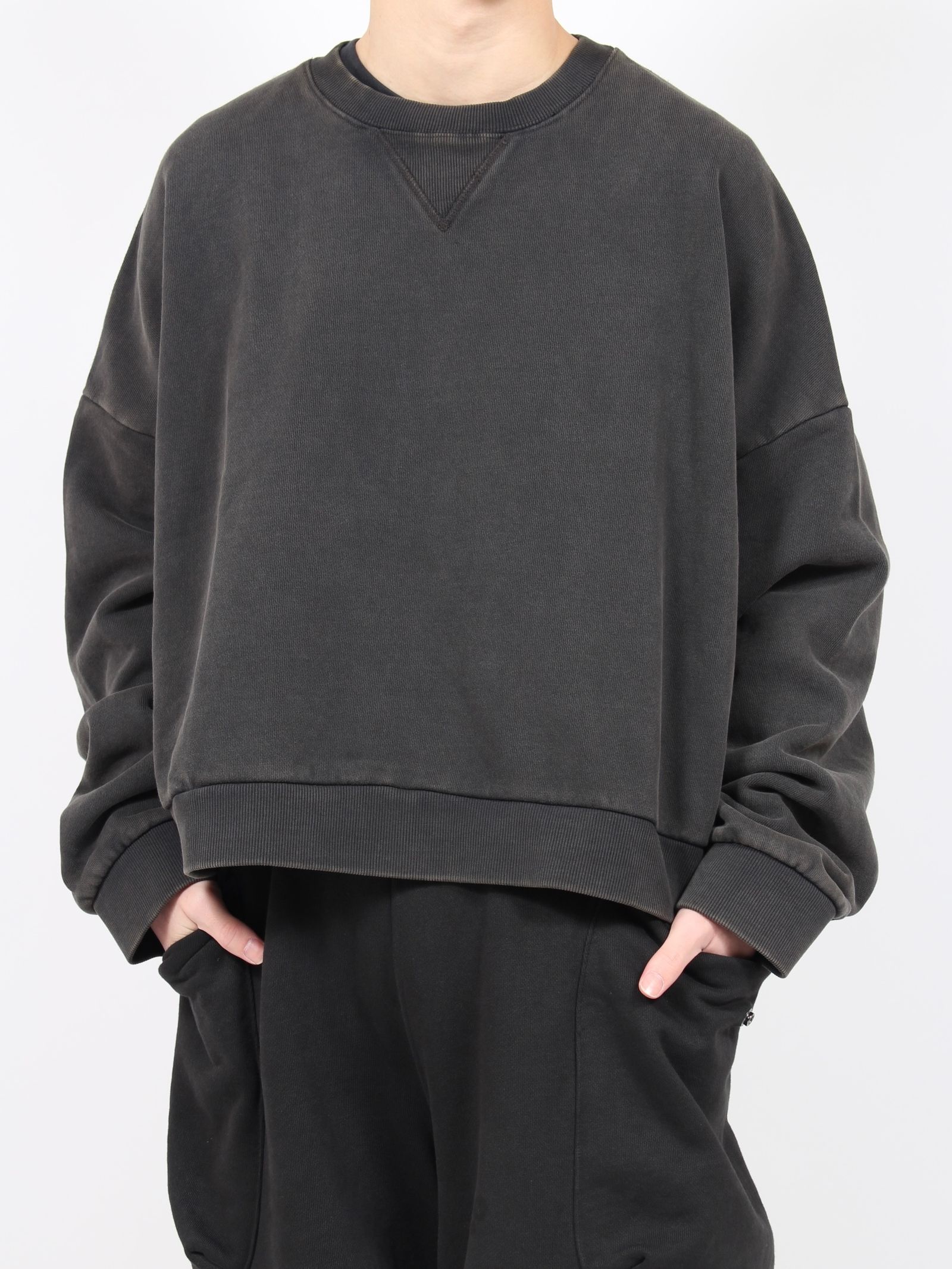 entire studios - ボックス クルー スウェット / BOX CREW / SOOT