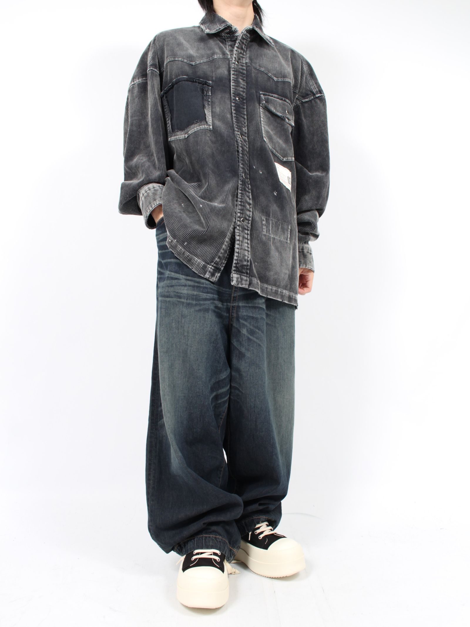 Maison MIHARA YASUHIRO - 【24AW】エイジ コーデュロイ シャツ / AGED