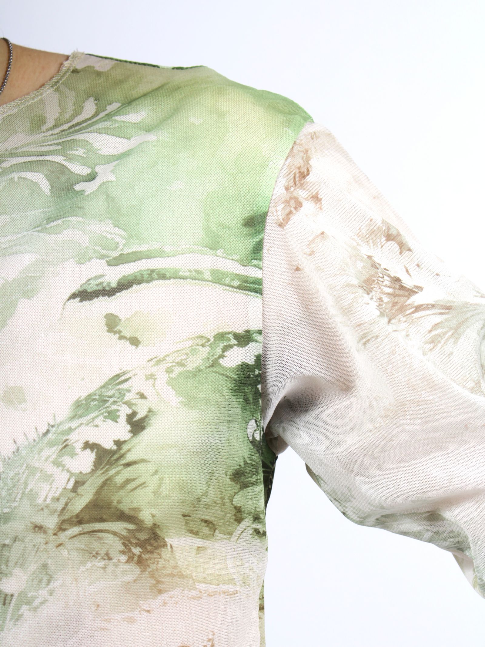 TAAKK - 【26SS】チュール シャツ / TULLE SHIRT / グリーン | STORY