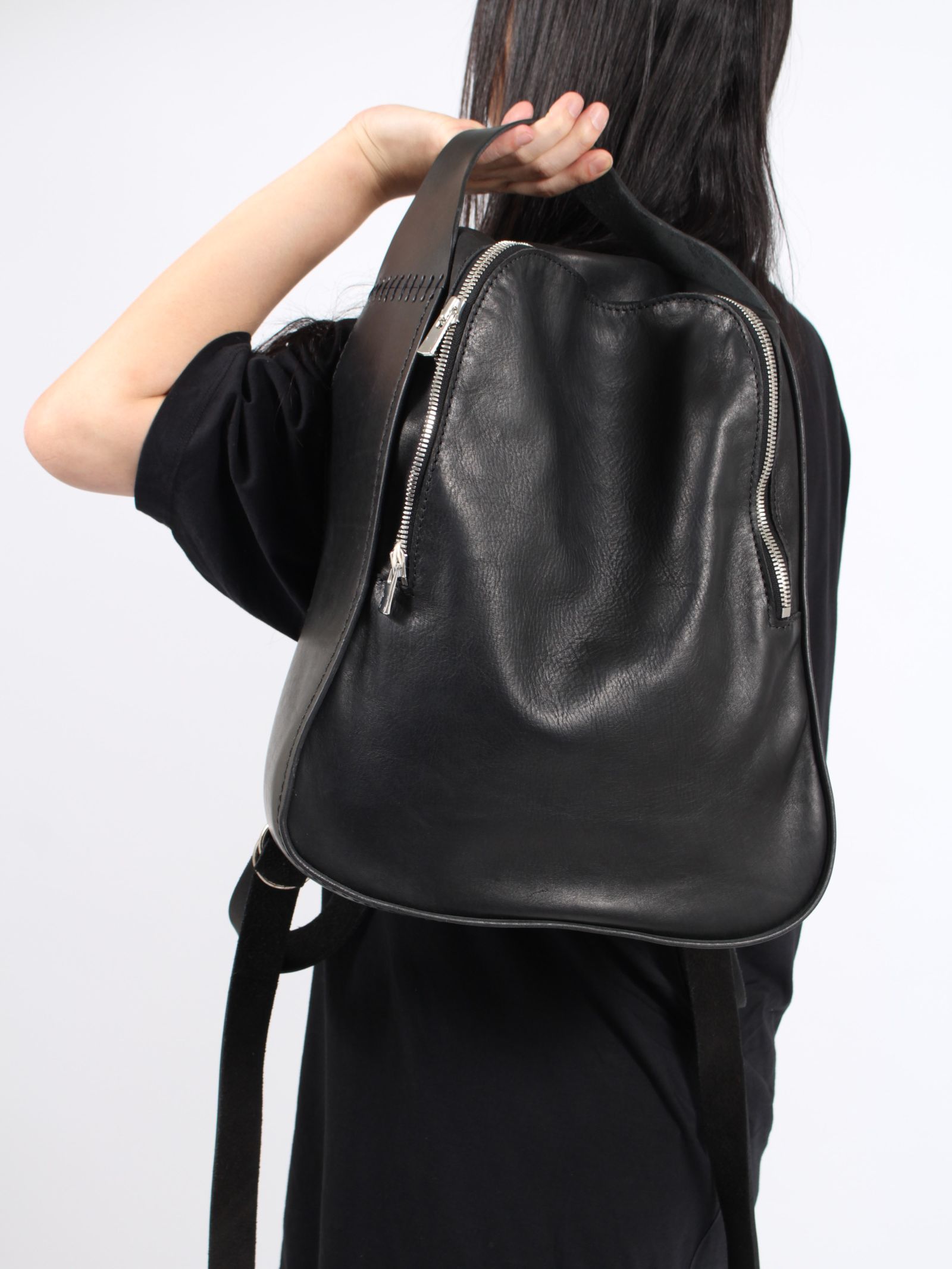 FLYING ホースレザー バックパック 黒 FLYING HORSE 馬革 美品