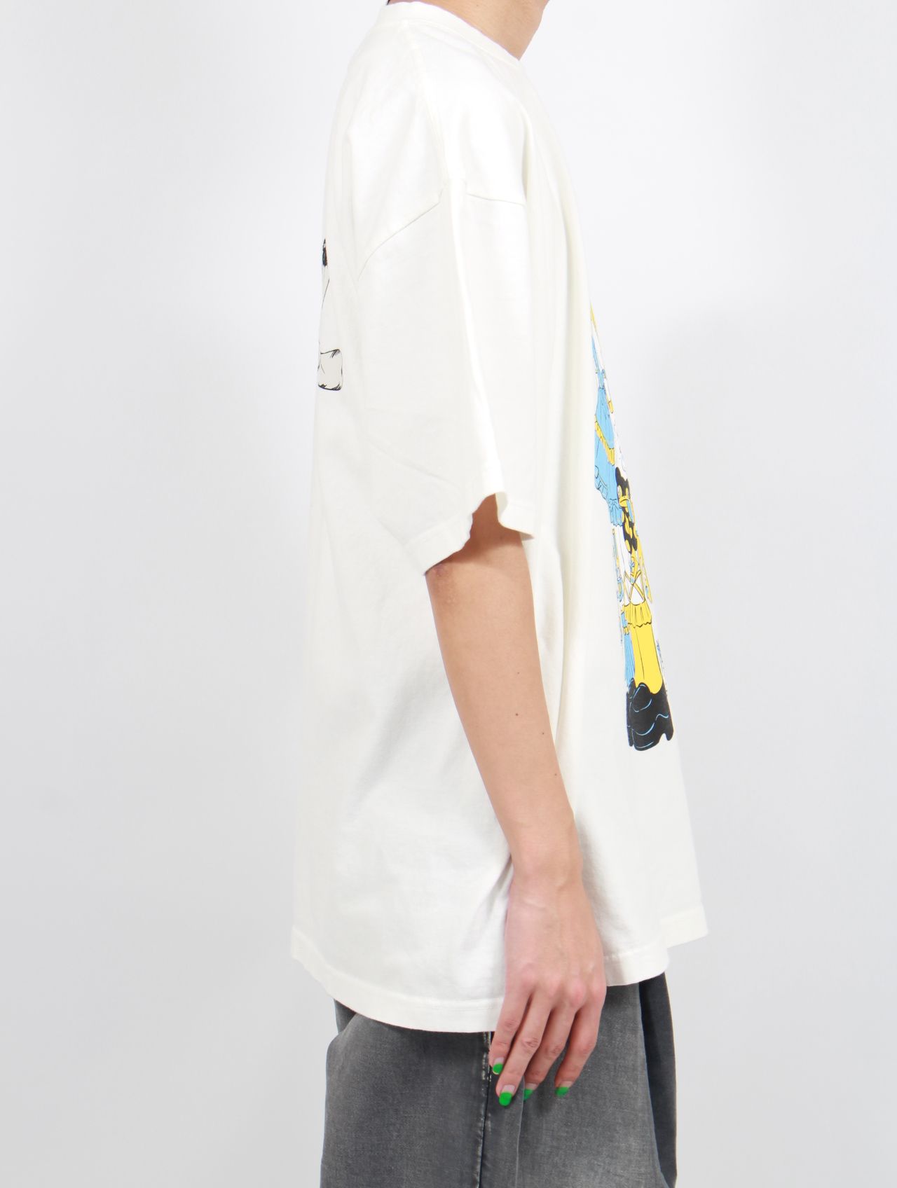 KIDILL - 【25SS】ロリータ ガール Tシャツ ハード ウォッシュ アート