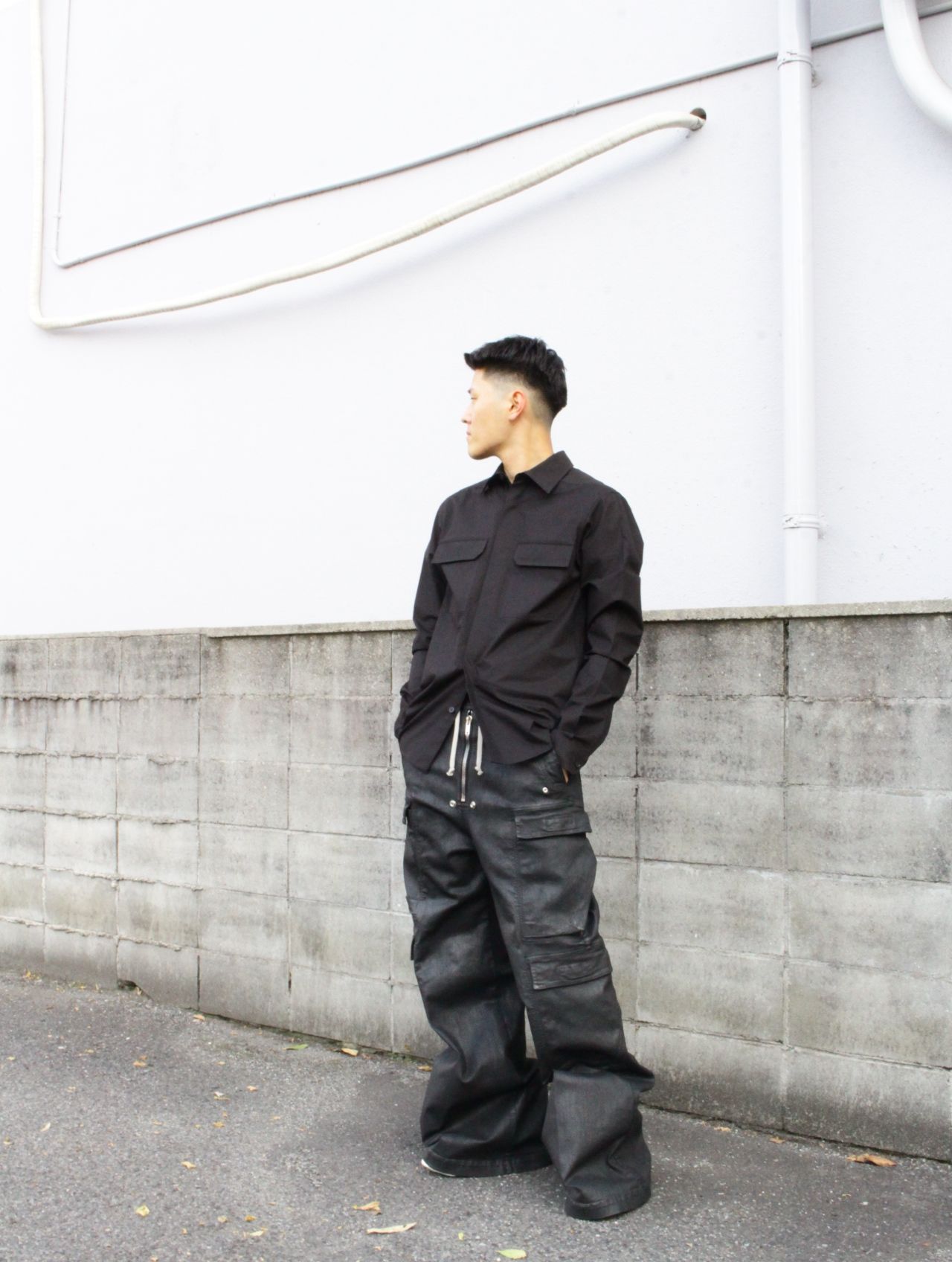 RICK OWENS DRKSHDW - 【25SS】ダブル カーゴ ジャンボ ベラパンツ