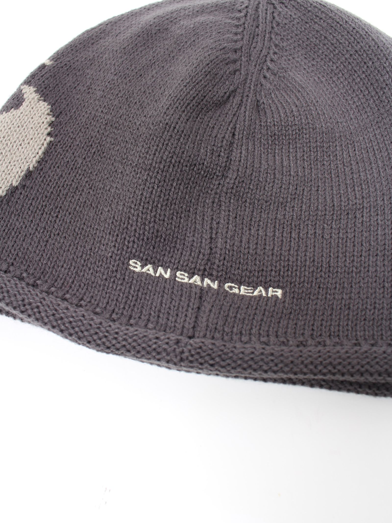 sansan gear サンサンギア ビーニー ニット帽 チャコールm7 sansan