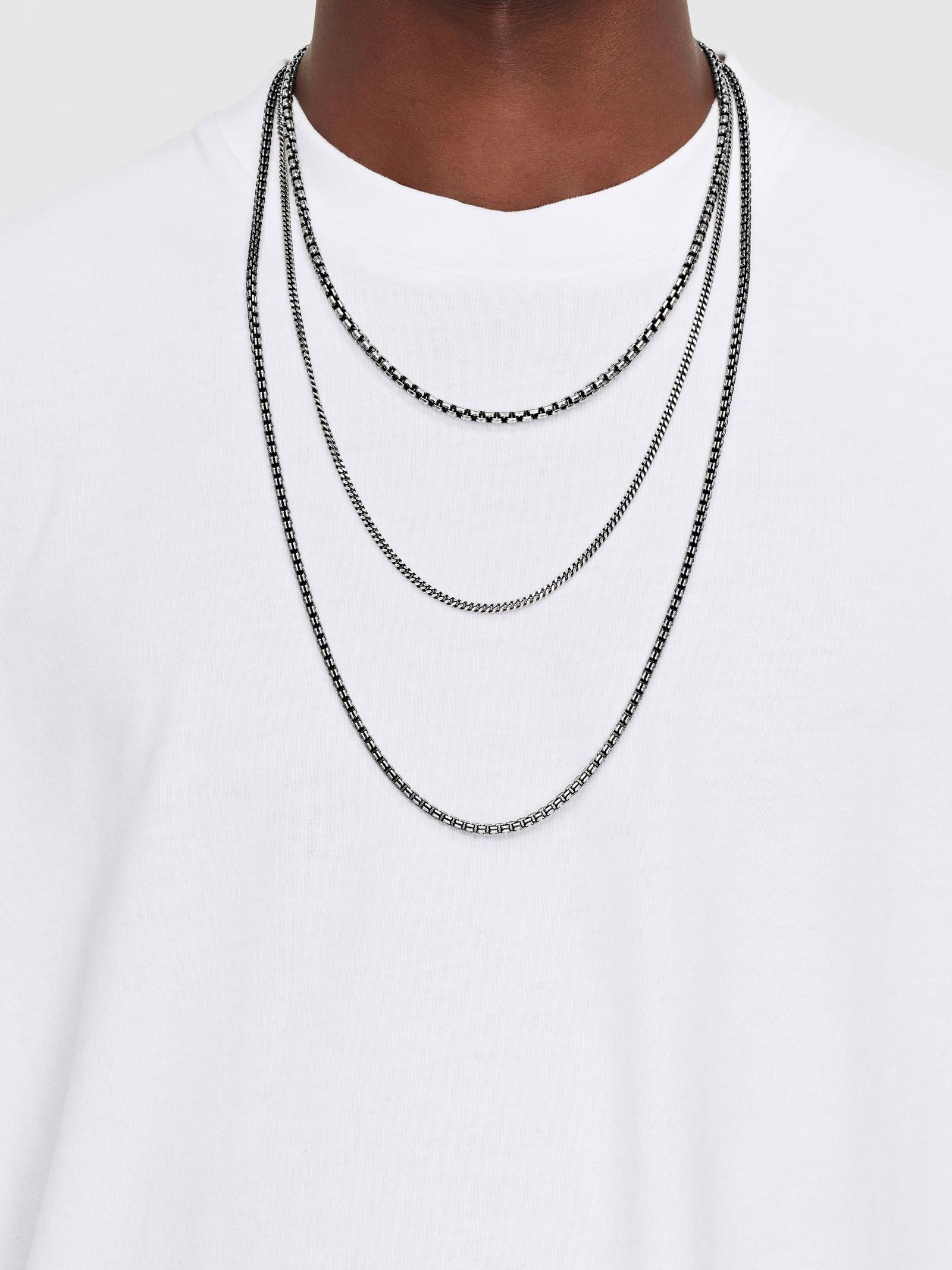 TOMWOOD - カーブ チェーン ネックレス M / CURB CHAIN M / シルバー