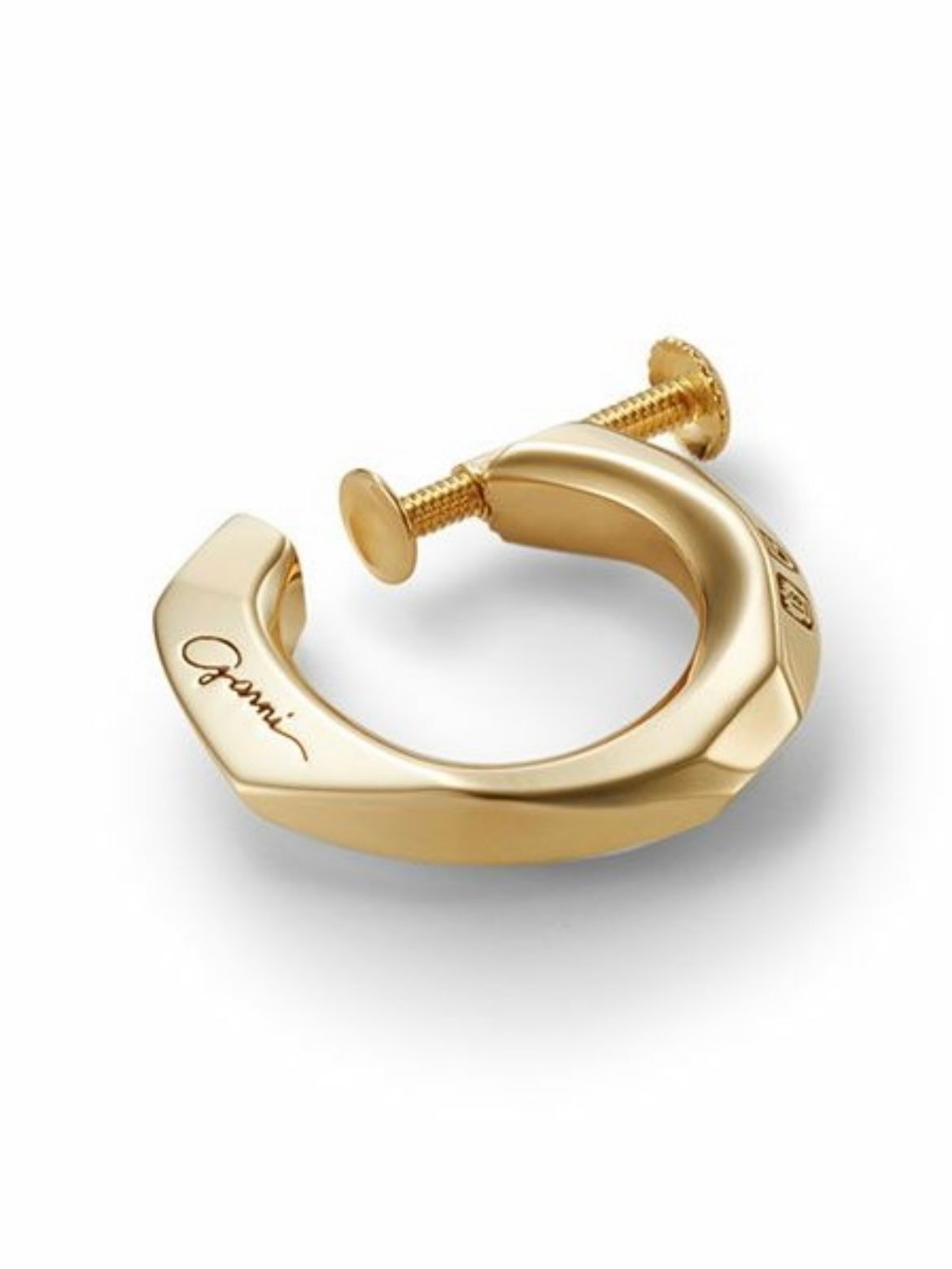 GARNI - 【取り寄せ】【片耳用】 K10 クロッケリーイヤリング Lサイズ