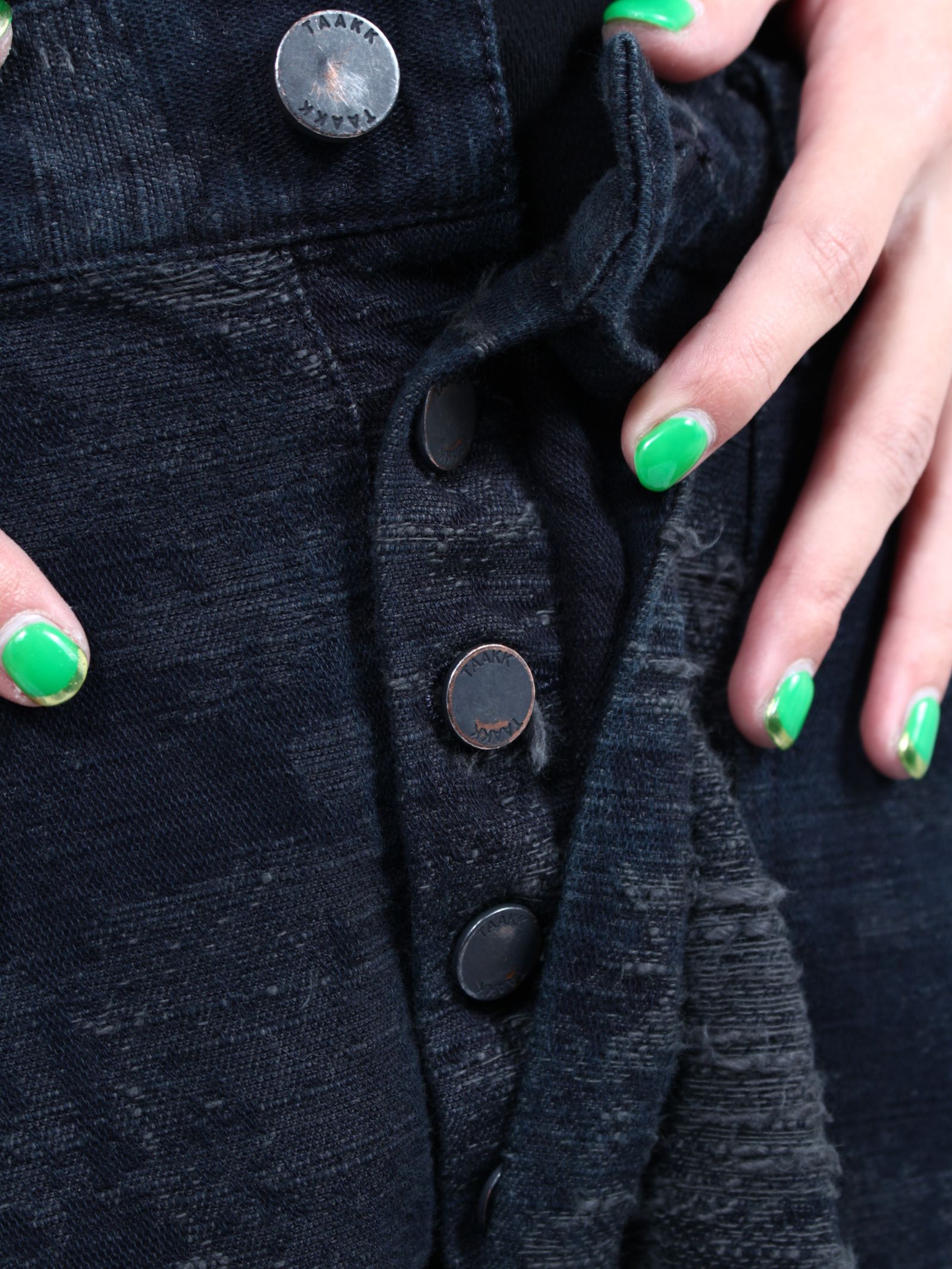 TAAKK - 【25SS】デニム ワイド スラックス / DENIM WIDE SLACKS