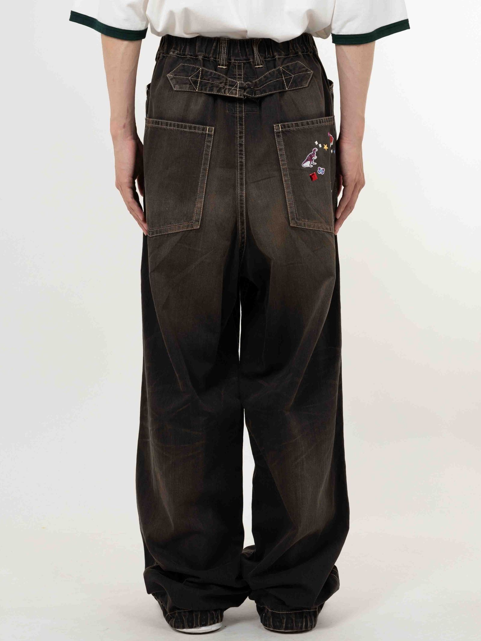 Maison MIHARA YASUHIRO - 【25SS】ベイカー ステッカー ジーンズ