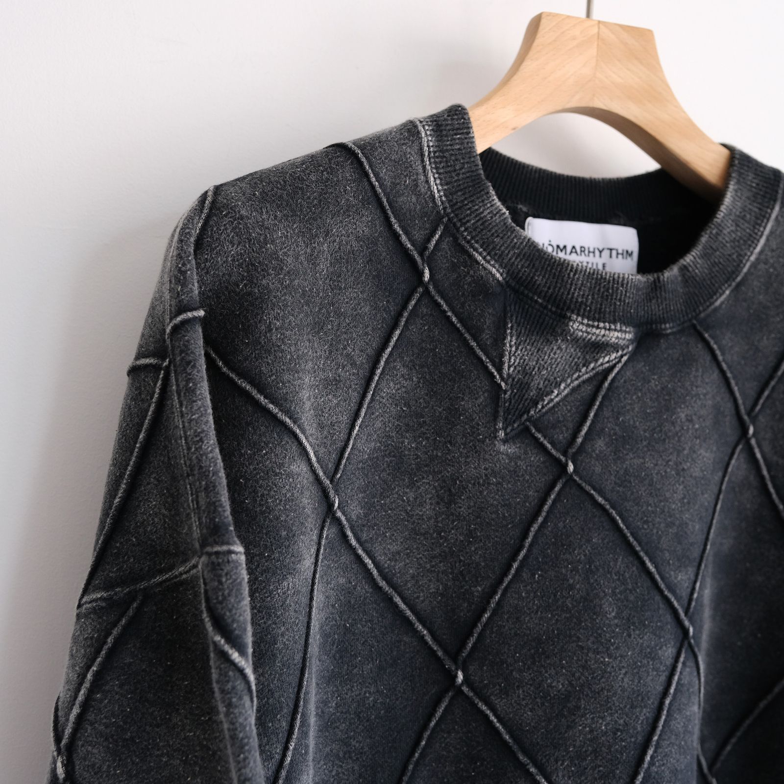 NOMARHYTHM TEXTILE - Hand Dye Diamond Twist Sweat -スウェット