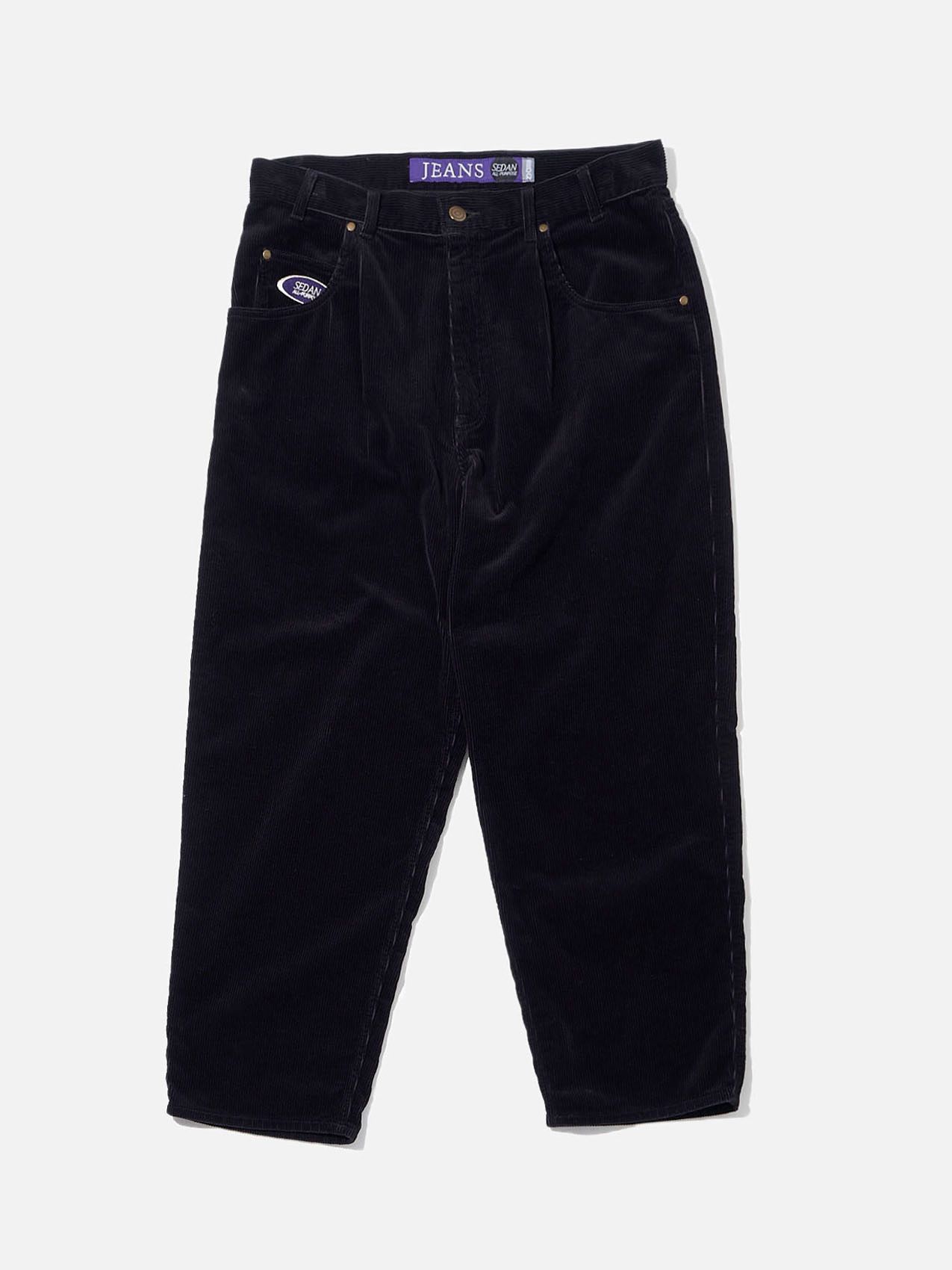 SEDAN ALL-PURPOSE - OVAL LOGO CORDUROY PANT / BLACK | Stripe