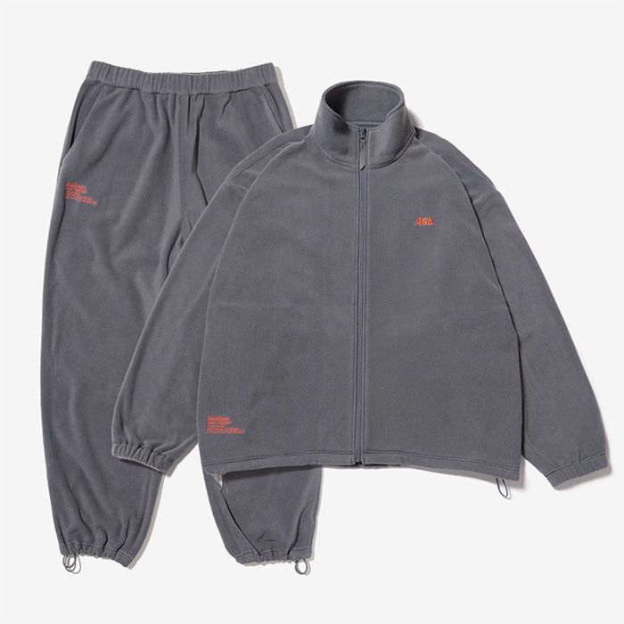 FreshService - AS×FS FLEECE TRACK SUIT / GRAY | Stripe Online Store