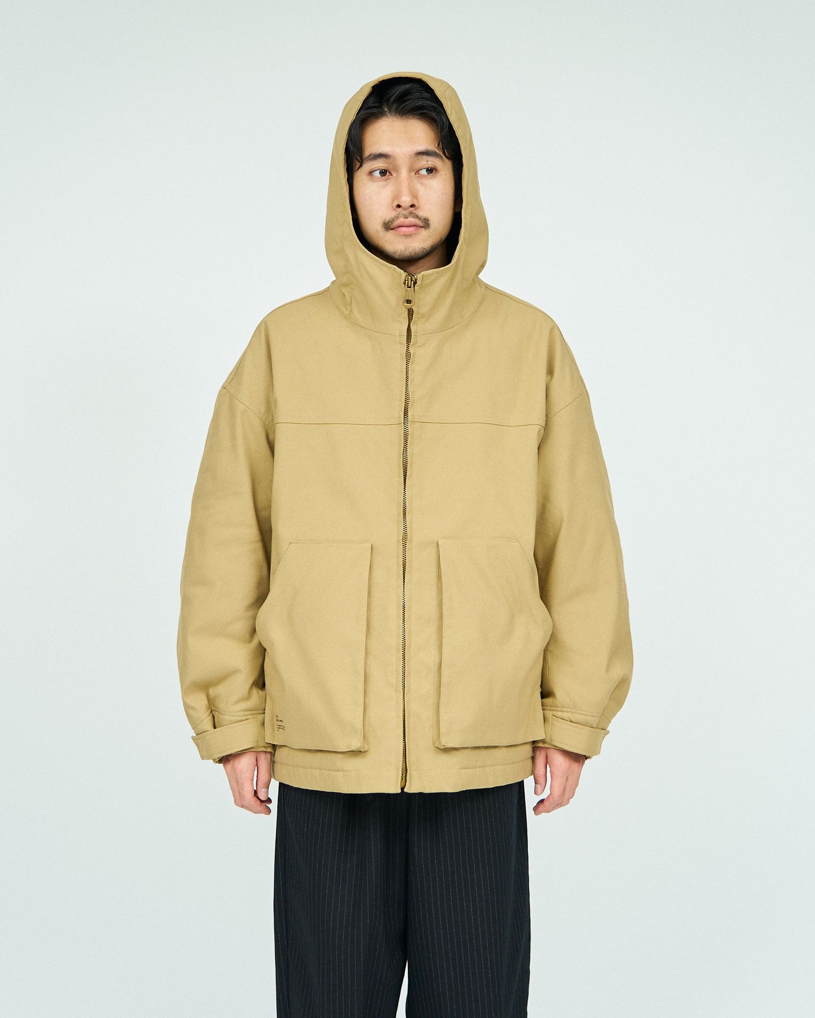 FreshService - BOA LINED DUCK JACKET / BEIGE | Stripe Online Store