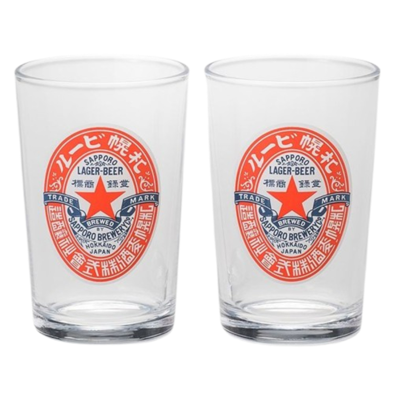 赤星ラベルグラス(170ml) 2個セット | サッポロビール園オンラインショップ
