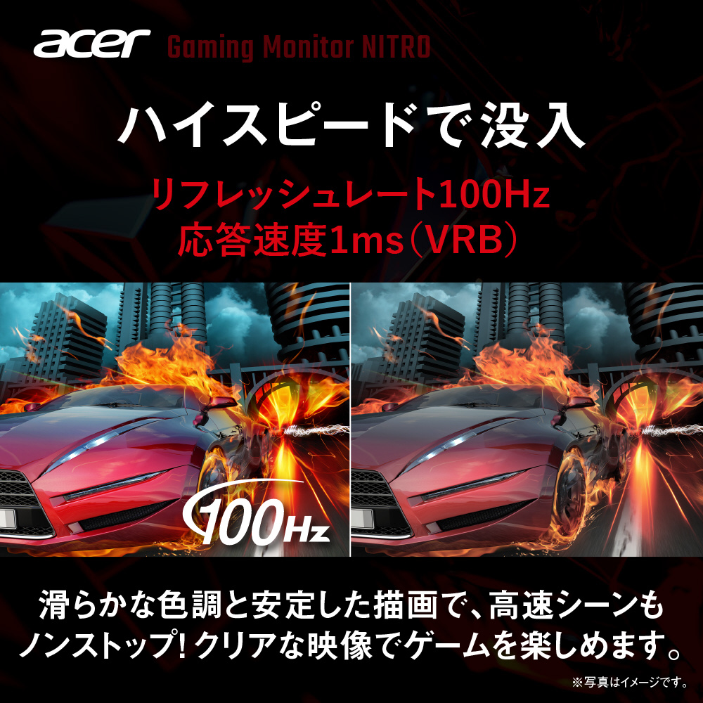 VG220QE3bmiix ゲーミングモニター Nitro VG0 VG220Q E3 ブラック
