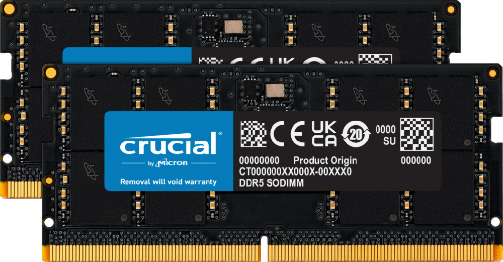 Crucial CT2K32G56C46S5 [SODIMM DDR5 PC5-44800 32GB 2枚組] ［SO