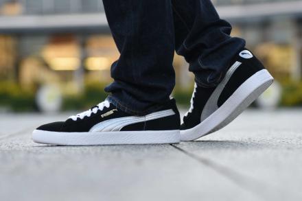 プーマ スエード 90681S ブラック/シルバー (366102-01) - スニーカー