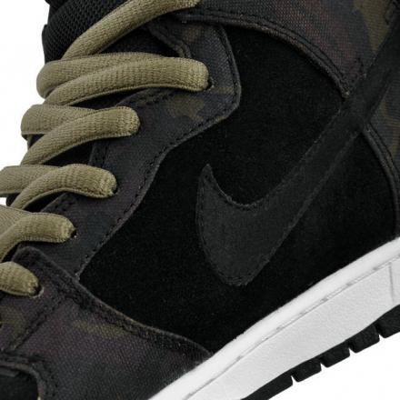 カモフラージュ】 ナイキ ダンク ハイ プロ SB イグアナ/ブラック