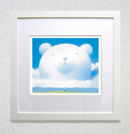 ヒーリングコレクション マージン 渡辺宏 染め版画 35角サイズ