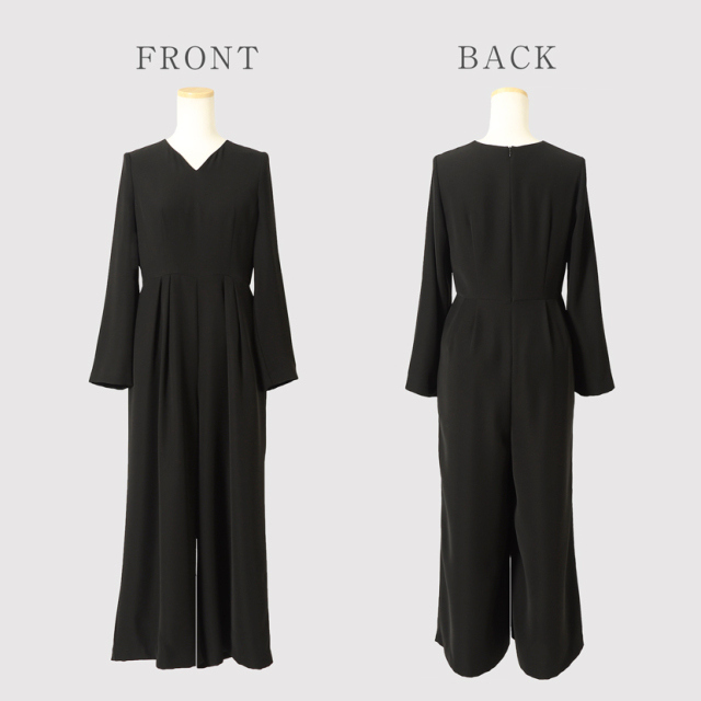 オールインワン ブラックフォーマル 洗える 防シワ【kaene】kn-900op