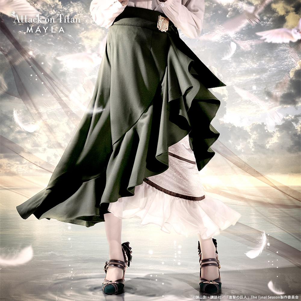 進撃の巨人 アイコニック スカート ～Season 1～Season 3 Ver.～- MAYLA