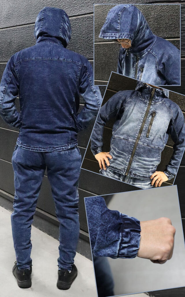 グローキックス GLOWKICK'S デニムジップアップパーカー GKW-9201 通年