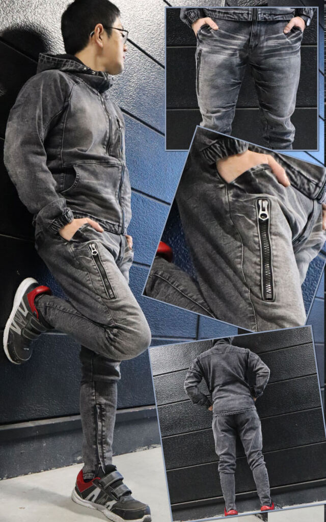 グローキックス GLOWKICK'S デニムジップアップパンツ GKW-9203 通年