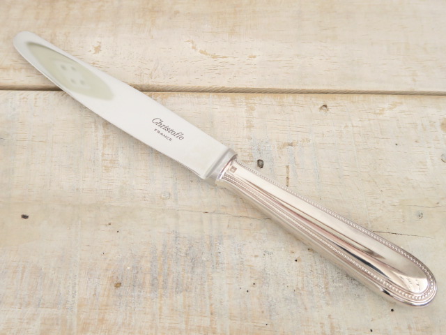 クリストフル パール デザートナイフ Christofle PERLE