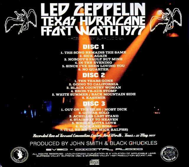 Led Zeppelin レッド・ツェッペリン/テキサス・フォートワース公演