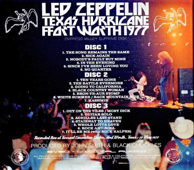Led Zeppelin レッド・ツェッペリン/テキサス・フォートワース公演