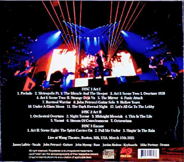 Dream Theater ドリーム・シアター/MA,USA 2025 Complete