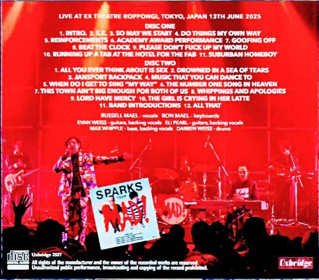 Sparks スパークス/Tokyo,Japan 2025 Complete