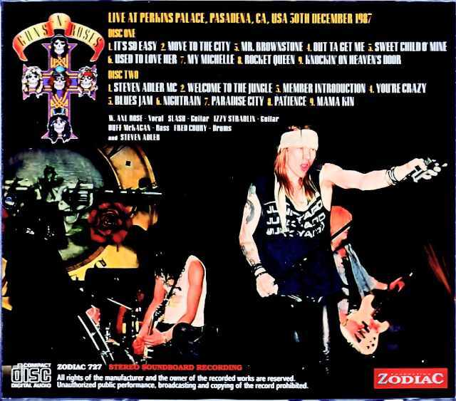Guns N' Roses ガンズ・アンド・ローゼス/CA,USA 1987 Soundboard Edition