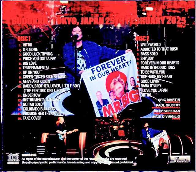 Mr. Big ミスター・ビッグ/Tokyo,Japan 2025 Complete