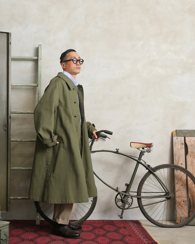 ミリタリー,卸売,仕入れ,問屋,フランス軍,MOTORCYCLE,COAT（モーター