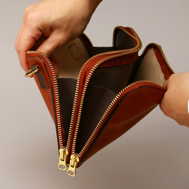 ディレクトII』(全6色)キップワックス/無駄を省いたシンプルショルダー