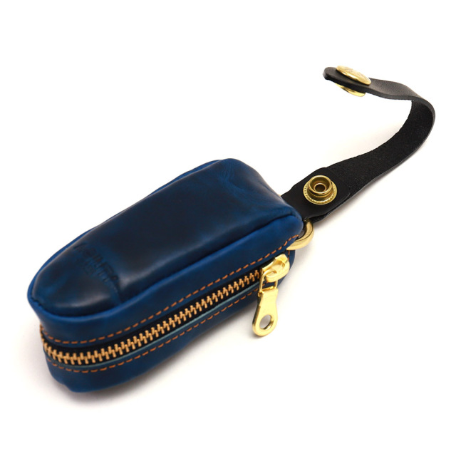 パンセ』(全6色)キップワックス/楕円形のレザーキーケース スマート