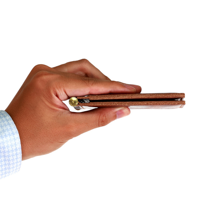 コンビネ II』(全6色)キップワックス/透明窓が2面付いた おしゃれな二