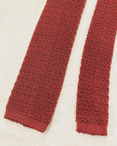 ドレイクス （Drake's） SC01KN PLAIN Silk Knit Tie / シルク