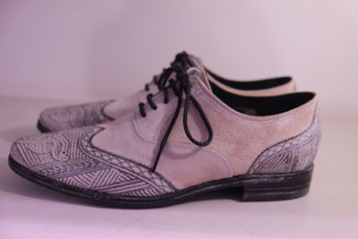 MIHARAYASUHIRO ミハラヤスヒロ 23120300 刺繍ウィングチップシューズ