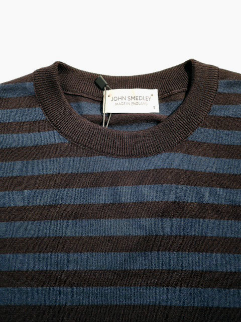 JOHN SMEDLEY (ジョンスメドレー) S4470【ユニセックス】 30G ボーダー