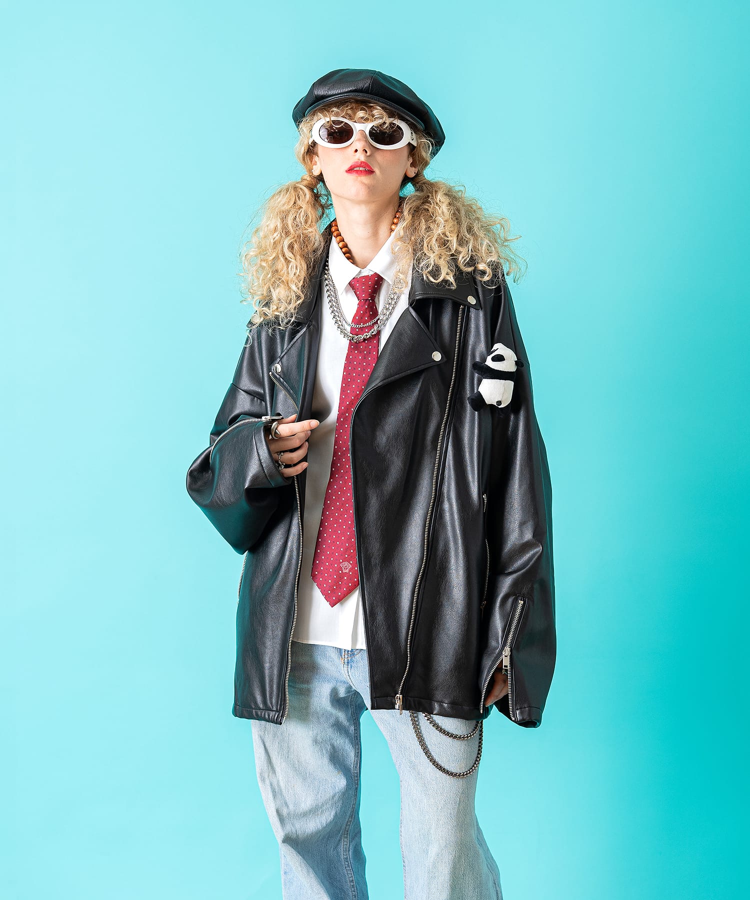 TEDDY ankoROCK ライダースジャケット -オーバーサイズ- / メンズ