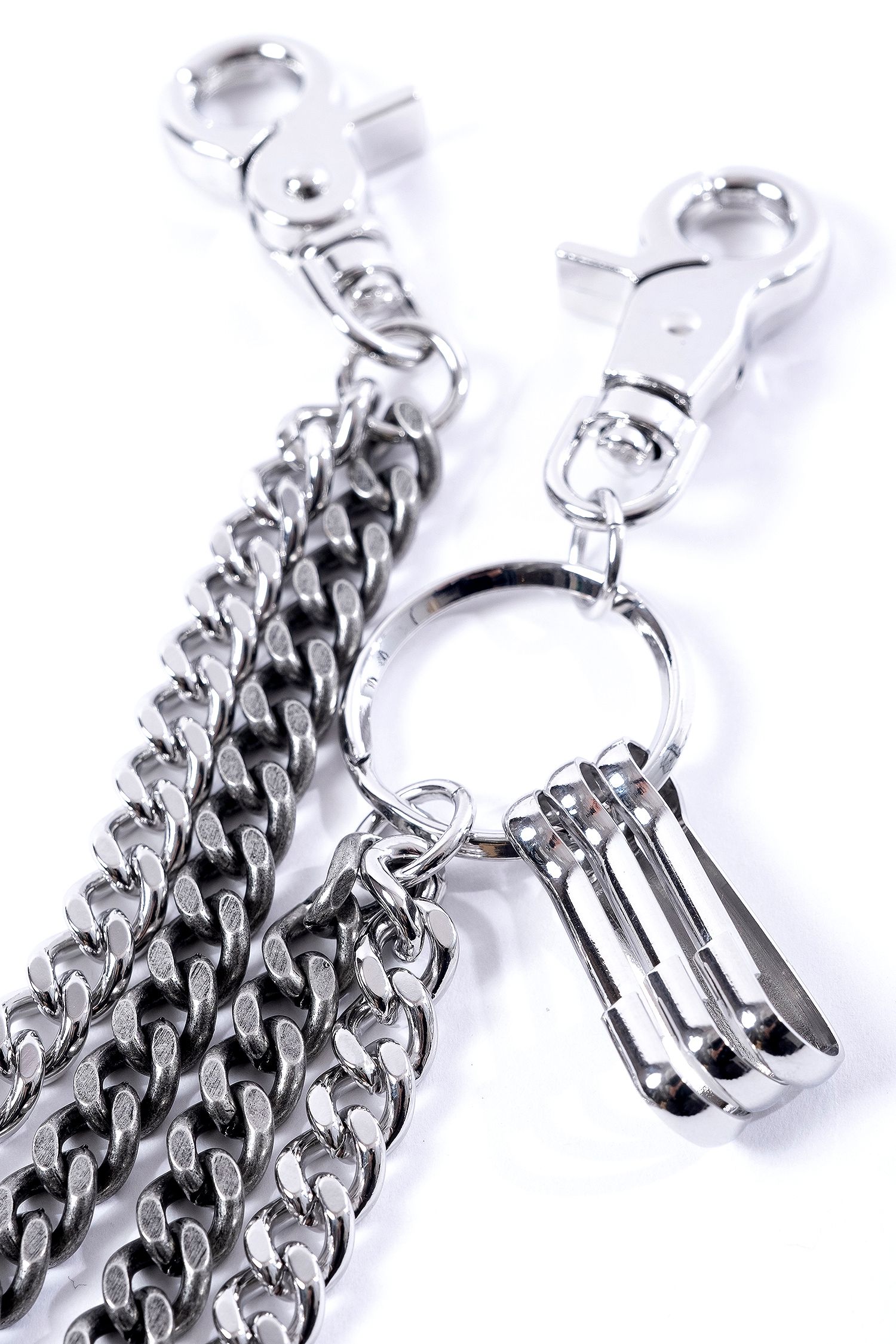 バイカラー2連ドレープウォレットチェーン ankoROCK(アンコロック