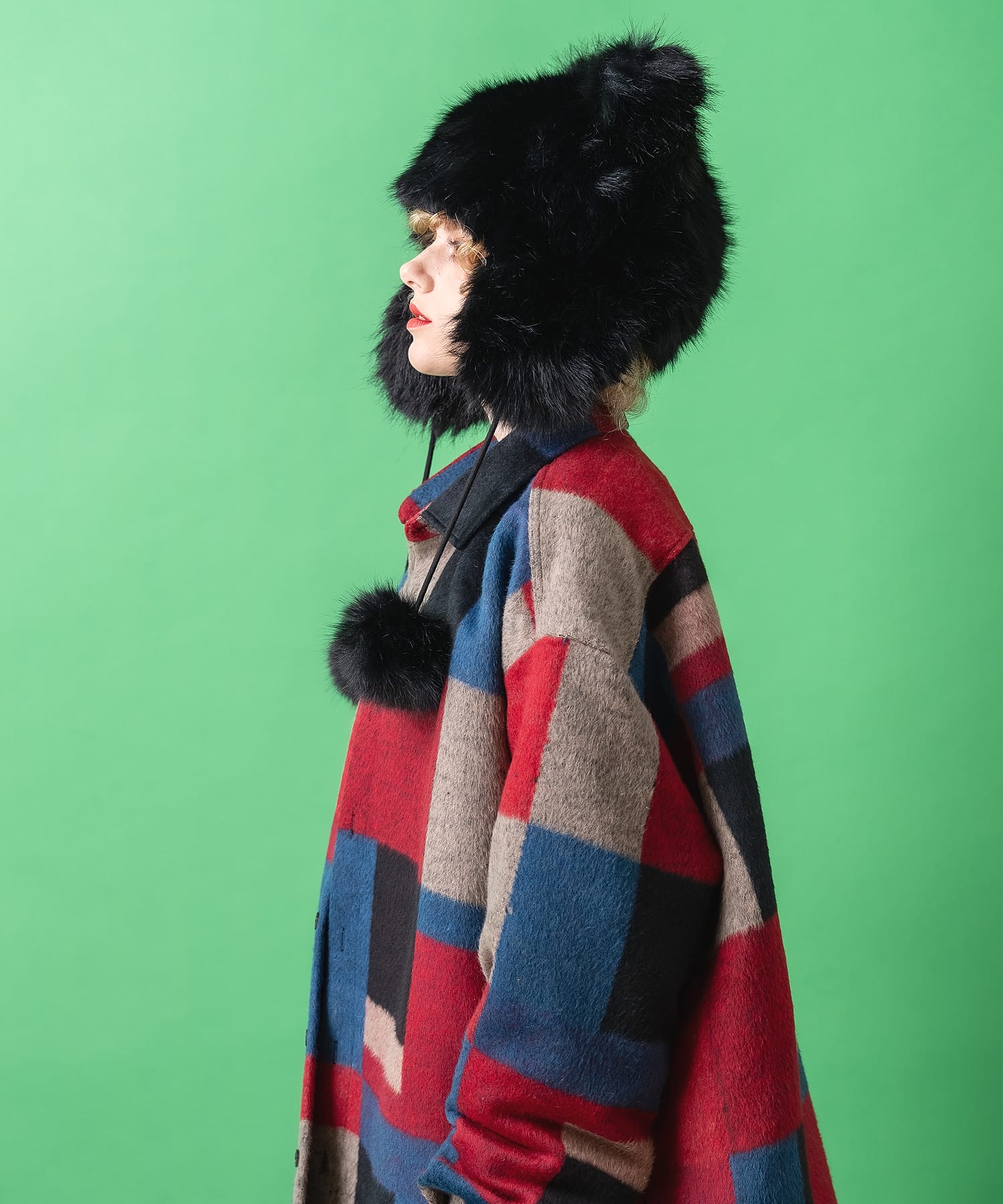 耳付きファーフライトキャップ / フライトハット レディース メンズ