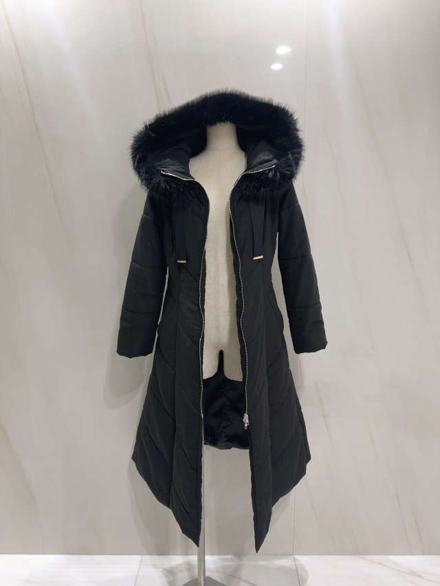 selva secreta】Removable Boa COAT(black×Boa beige)