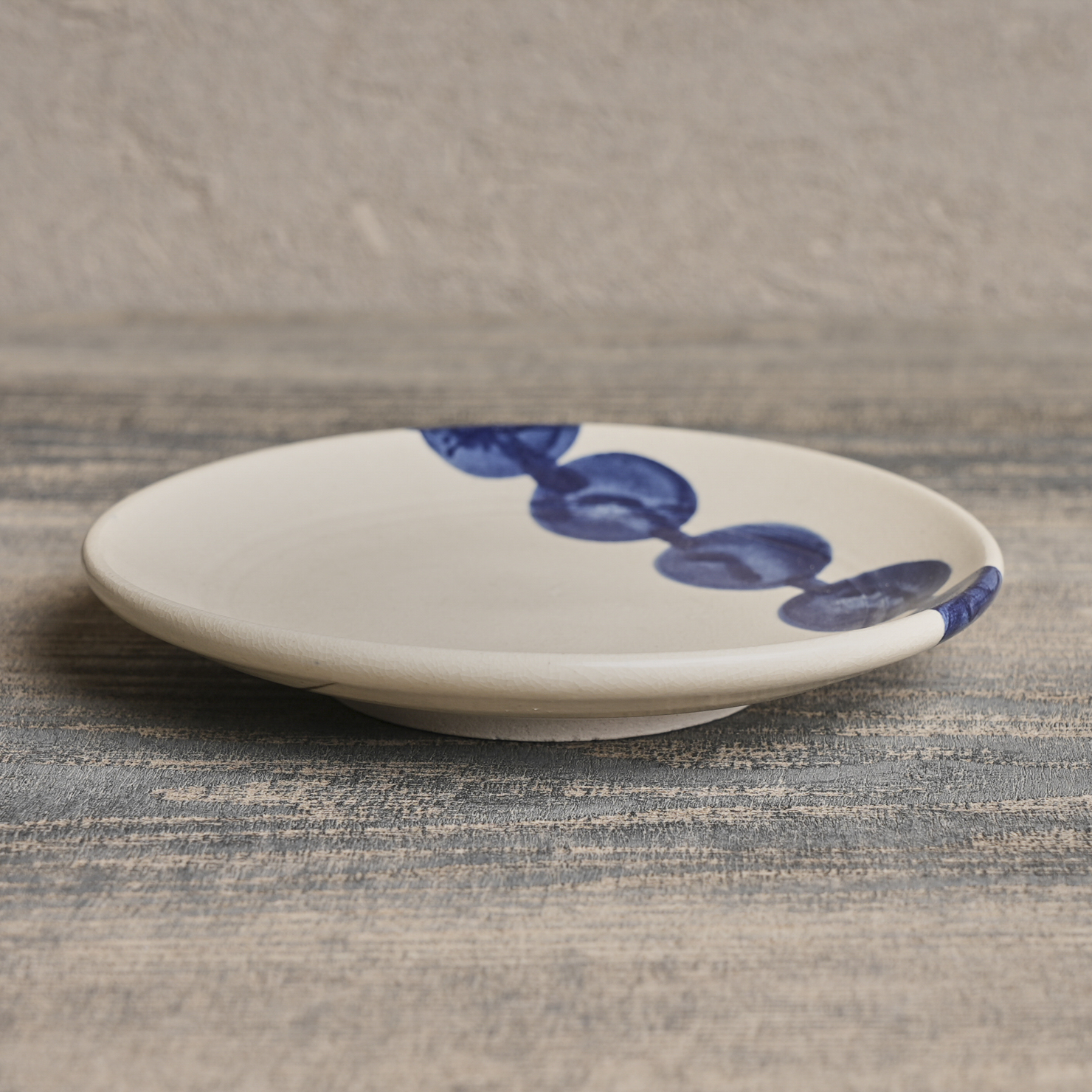 日本 陶器 永楽和全 団子皿(5客揃い)